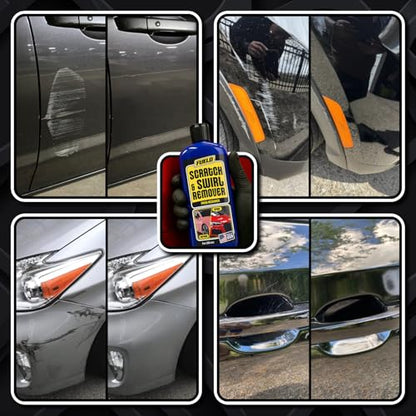 Scratch Remover – Car Scratch Repair & Swirl Remover for Vehicles – Deep Scratch Repair Compound & Polishing Solution – Car Paint Repair Kit for Clear Coat & Paint Restoration – 8 oz with Towel
