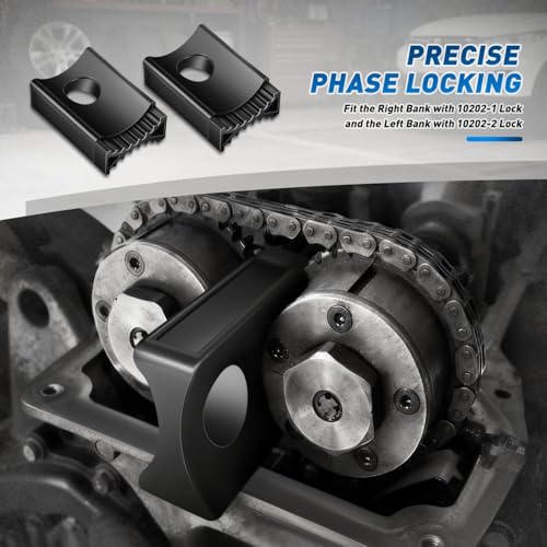 DNA Motoring 3.6 Pentastar Timing Tool Kit Compatible with Chrysler Jeep Ram Dodge Grand Cherokee Wrangler, 3.6L Engine Phaser Timing Chain Lock Tool Kit, 10200A-1, 10202A-2, 10369A, TOOLS-00823