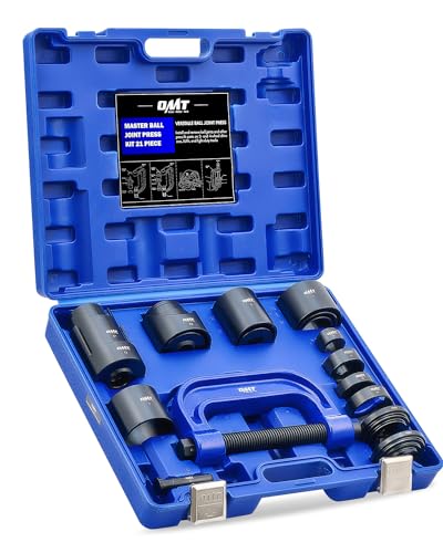 Orion Motor Tech Ball Joint Press Kit, 21-Piece Ball Joint Removal Tool for Installing and Removing Ball Joints, U Joints, and Anchor Pins, Heavy Duty Ball Joint Press Tool for 2WD and 4WD Vehicles - color: Blue C-frame Blue Case