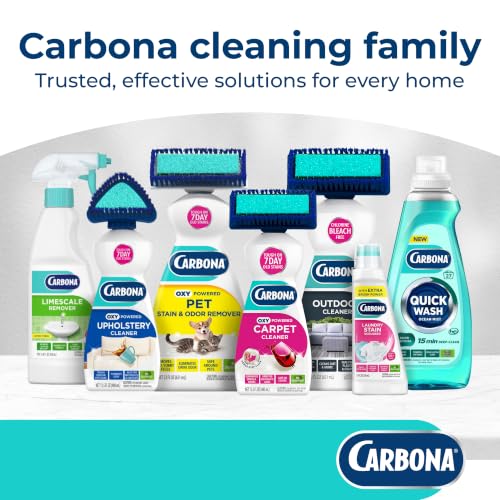 Carbona 2-in-1 Oxy-Powered Carpet Cleaner (13.5 Fl Oz), Spot Cleaner with Dual Sponge & Bristle Applicator for Targeted Cleaning, Fast Formula - size: 13.5 Fl Oz (Pack of 1)