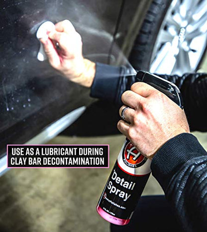 Adam’s Detail Spray Collection Kit – Quick Waterless Car Detailer Spray + 1 Gallon Refill - Gloss Enhancer, Dust & Light Dirt Remover - Complete Car Detailing Bundle