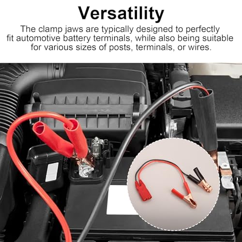 QQZ Battery Clamps Cable Clip Set PPTK0025 for Power Probe 3/3S/3Ez, Power Circuit Probe Tool accessories,Alligator Clip Lead set