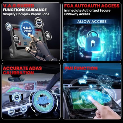 LAUNCH X431 PRO V 5.0,2026 New Gen. OEM Bluetooth Bidirectional Scan Tool w/Canfd Doip,Same as Pro3s+ 5.0,Online Code & 38+ Reset for All Cars,2 Yrs Free Update