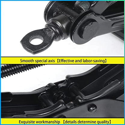 Scissor Car Jack, Scissor Jack with a Maximum Capacity of 2.0 Tons, Heavy Lifting Jack, Used for/SUV/MPV tire Repair and Replacement Tools, with Crank Handle (Hand Crank-2.0 tons) - size: Hand crank-2.0 tons