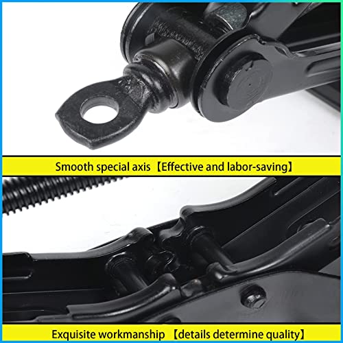 Scissor Car Jack, Scissor Jack with a Maximum Capacity of 2.0 Tons, Heavy Lifting Jack, Used for/SUV/MPV tire Repair and Replacement Tools, with Crank Handle (Hand Crank-2.0 tons) - size: Hand crank-2.0 tons