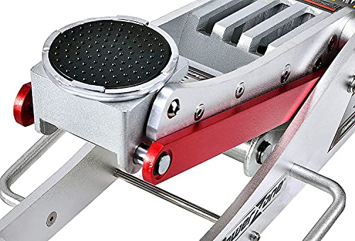 Power Zone 680061 3-Ton Aluminum Hydraulic Racing Jack, Lift Range: 3-3/4” to 19-5/16”,Silver,680061-A