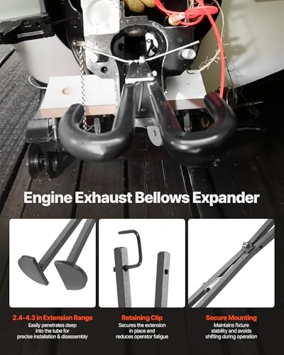 VEVOR Mercruiser Alpha Bravo Alignment Gimbal Bearing Puller Set Bellow Expander Tools - color: Alignment Gimbal Bearing Puller Set