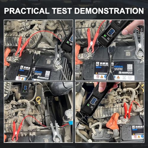 6V-48V DC Car Power Circuit Probe Tester with Dual LED Lights | Electric Circuit Tester Automotive,Fuse & Voltage Tester,Electrical Automotive Digital Display Short Finder with 4.5M Cable