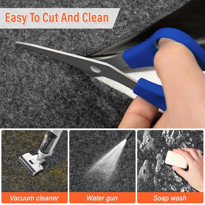 60 X 72 In Garage Floor Mat Under Car,Oil Spill Mat,Premium Maintenance mat | Waterproof Rubber Backing Layer Protects Garage Floor Surface - size: GFM-60x72IN
