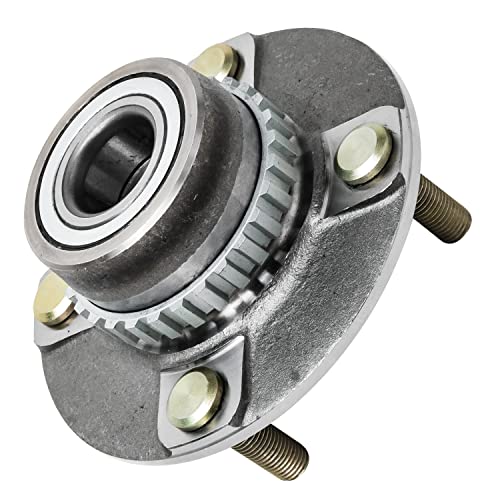 Detroit Axle - Rear 2pc Wheel Bearing Hubs for Hyundai 1995-1996 Accent, 2 Wheel Bearing and Hubs Assembly Replacement - style: 512027 x2/Pair