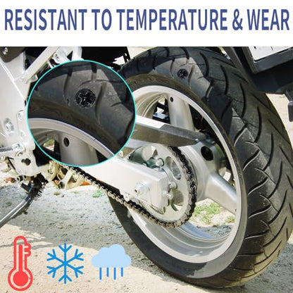 Tire Repair Nails 70PCS, Rubber Screw in Tyre Repair Screws Plugs Flat Tire Fix Rubber Nail Kits Heavy Duty Vacuum Tyre Tool with Screwdriver Box for Car Motorcycle Truck Jeep Puncture (35S+35L)