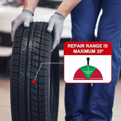 SUNSOUL 24pcs Plug Patch for Tire, 0.18” x 1.38” Mushroom Tire Plug Patch | Patch Plugs for Tire Repair, 3 Size Options, Combination Repair Unit for Car, Motorcycle, Bike, Truck, Bus, RV, ATV - size: 0.18 x 1.38 Inch