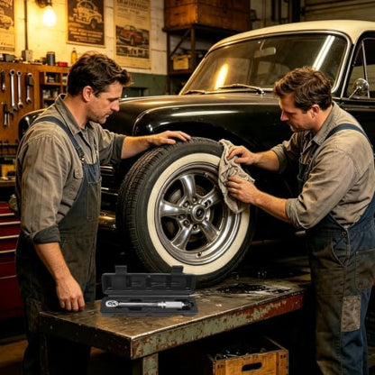 1/4-Inch Drive Torque Wrench – 3-33Nm Automotive Tire Torque Wrench | With 72-Tooth Ratchet, Dual-Direction Click Alarm, Round Tube Design For Car Repair, Bicycle, Motorcycle Maintenance