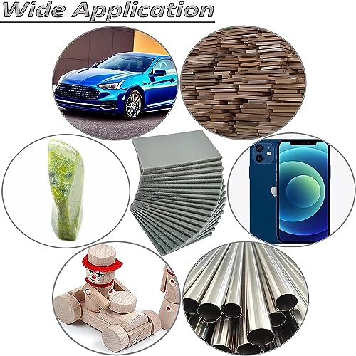 Tonmp 20 PCS 3 x 4 Inch 1000 Grit Sanding Sponge, Ultra Fine Sanding Sponges Pads, Soft Foam Hand Sander Block Wet Dry Sandpaper for Model Drywall Metal Wood Furniture Polishing (1000 Grit) - style: 1000 Grit