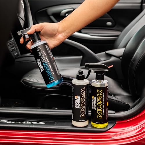 Quick Detailing Pro Kit for Auto Detailing - Complete 16-Piece Car Care Set with Shampoo, Ceramic Coating, Interior Cleaner, Engine Degreaser, Wheel & Tire Cleaner, Microfiber Towels & More