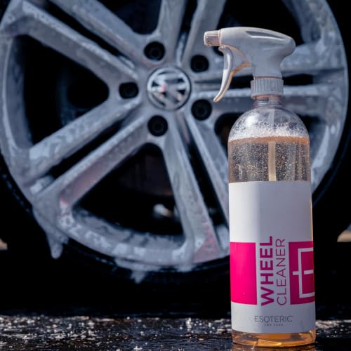 ESOTERIC Wheel Cleaner 16oz | Color Changing | Effective Iron Removing Wheel Cleaner | Safe & Versatile Brake Dust Cleaner for All Alloy, Chrome, Aluminum, and Steel Wheels - size: 16oz