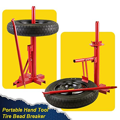 CHEDA Manual Portable Hand Tire Changer Bead Breaker Tool for Home Garage | fit for 8” to 16” Tires)