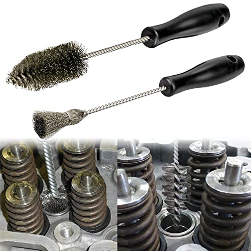 Diesel Injector Sleeve Cup Seat Cleaning Bore Brush Kit Compatible with Ford Powerstroke Caterpillar Navistar Maxxforce