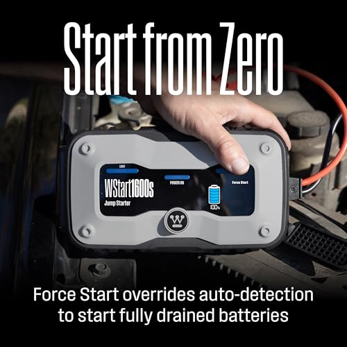 Westinghouse 2000A Portable Jump Starter & USB Power Bank - 12V Car Battery Booster Pack Jump Box for Up to 7.0L Gas & 5.0L Diesel Engines, Bright LED Flashlight, IP65 Rated Waterproof Housing - size: 2000A