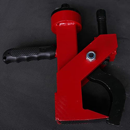 Universal Manual Pneumatic Tire Changer Tool Tyre Bead Breaker Removal Machine Tire Removal Leverage Tool Garage Workspace Metal Tool Helper for Car Motorcycle Truck Tractor ATV (Red