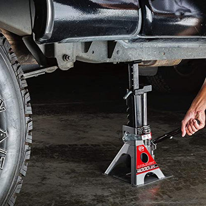 Powerbuilt 2 Ton UniJack Combination Hydraulic Bottle Jack / Jackstand in 1 Unit, Compact, Portable, Wide Base, for Unibody Sedans, CUVs, SUVs, Cars, - 620470 - size: 4000lb, Unijack