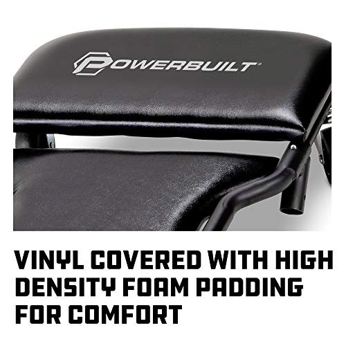 Powerbuilt 42-Inch Triplex Folding Creeper, Rolling Seat, and Brake Stool, All-in-One Adjustable Roller Garage Chair, Lay Down or Sit, Black 620469 - style: 3-in-1