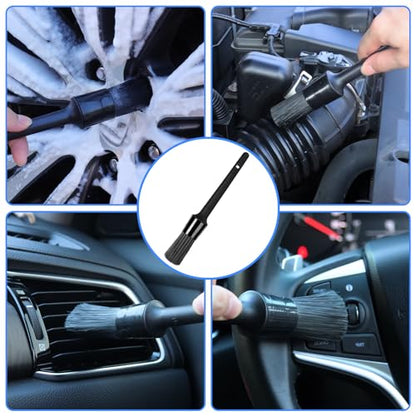 Wheel Brush, Wheel & Rim Cleaner Brush, Tire Brush, Wheel Cleaning Brush, Bendable & Durable Car Wheel Brush Set, Car Detailing Brushes, Wheel Brushes for Cleaning Wheels - color: Blue