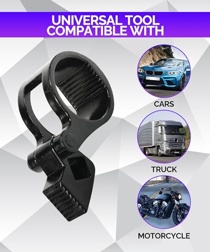 RACOONA Tie Rod Tool,Tie Rod End Tool,Inner Tie Rod Removal Tool,Universal Inner Tie Rod Hex Wrench Removal Tools 27-42mm,Car Accessories Inner Rod Removal Tool,Fits for All Vehicles