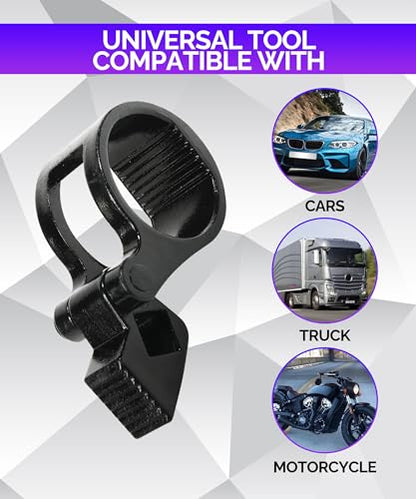 RACOONA Tie Rod Tool,Tie Rod End Tool,Inner Tie Rod Removal Tool,Universal Inner Tie Rod Hex Wrench Removal Tools 27-42mm,Car Accessories Inner Rod Removal Tool,Fits for All Vehicles