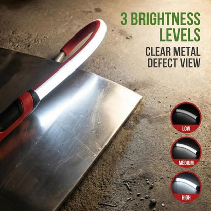 30" Flexible LED Light Stick, Rechargeable Bendable Mechanic Work Flashlight, 1200 Lumens Snake Light with 360°Flexible Neck, for Automotive Shop Car Repair, Garage & Hard-to-reach Areas