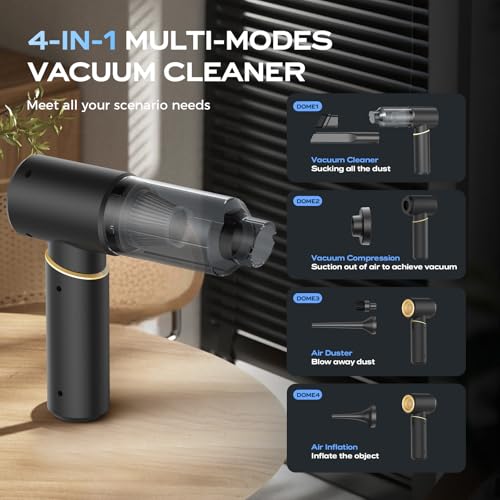 Car Vacuum Portable Cordless with 2 Modes, 0.67lbs Ultra-Lightweight Mini