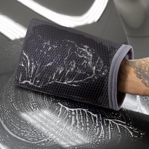 CERAKOTE Clay Prep Mitt (Pack of 1) - Quality Medium Grade Clay Bar Mitt for Vehicle Surface Prep - Removes Surface Contaminants and Grime - Quick and Easy to Use