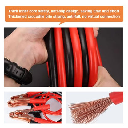 70" 500A Heavy Battery Duty Jumper Cables, Automotive Booster Cables for Jump Starting Dead or Weak Batteries, Universal Jumper Cables for Car, SUV and Trucks Battery