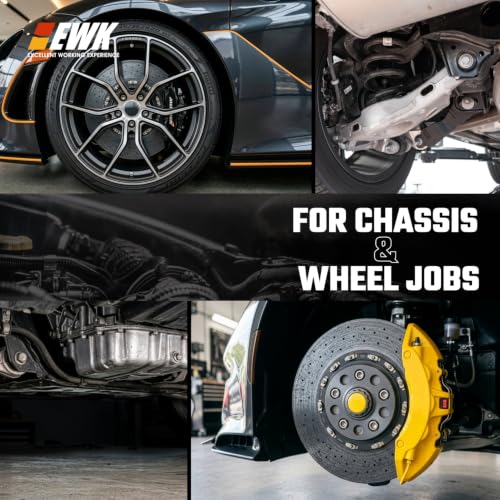 EWK 1/2" Drive Click Torque Wrench 10-150 ft-lbs (13.6-203.4 Nm) | ±4% Accuracy, Direct Spec Reading, 150% reinforced thick-wall, Factory Calibrated