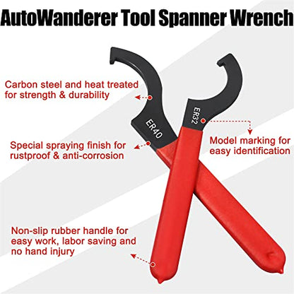 4pcs Coilover Spanner Wrench Set Adjustable Shock Wrench Heavy Duty Steel C Spanner for Most Coil Overs Shocks Adjustment and Suspension System - size: 4 Pcs