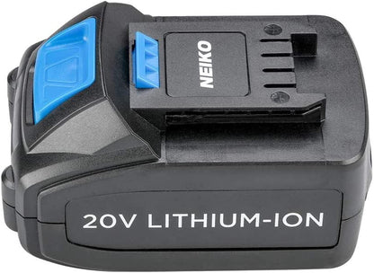 Neiko 40063 20-Volt Lithium-Ion Rechargeable Replacement Battery 10878A Impact Wrench, Impact Wrench and Charger Unit Sold Separately - style: Battery for 10878A