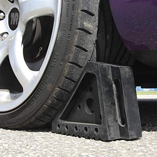 Sealey Wc01 Rubber Wheel Chocks 2.2Kg - Pair - size: 1.8kg