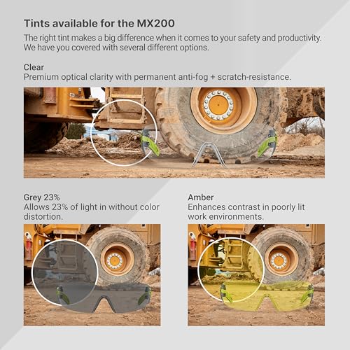 HexArmor MX200 Safety Glasses - color: Clear S