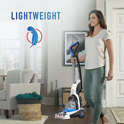 Hoover PowerDash Pet Compact Carpet Cleaner Machine, Lightweight Design, HeatForce Fast Drying, Antimicrobial Brush Roll, Pair with a Hoover Carpet Cleaner Solution - style: PowerDash Pet