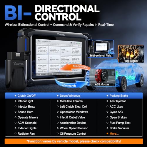 Bidirectional Scan Tool VDIAGTOOL VD70S, 2026 Wireless OBD2 Scanner Diagnostic Tool with 39+ Resets, All System Scanner for Car, FCA Autoauth, CAN FD & DoIP, Online Coding, PMI, 3 Years Update