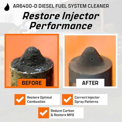 Archoil AR6400-D Diesel Fuel System Cleaner (12 oz) Deep Clean - Injector Cleaner, Turbo & DPF Deposit Control - size: 12 Fl Oz (Pack of 1)