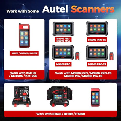 Autel MaxiVCI VCI200 V200 Wireless Dongle, 2026 VCI 200 OBD2 Connector Adapter, 2.0 of V150 VCI100 V100 Car Communication Interface, for MK900BT MP900BT MS906 PRO MS906MAX MS906 PRO-TS KM100 BT608 etc