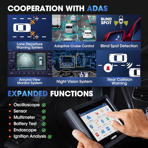 Launch X431 PAD III Scan Tool Global Ver. (Upgraded of X431 V+, X431 PROS) | 50+ Reset,OE-Level Bidirectional scan tool,All System Diagnostic Tool fOR 99% Car, One-Click Free Update，Auto Auth FCA SGW - color: Black