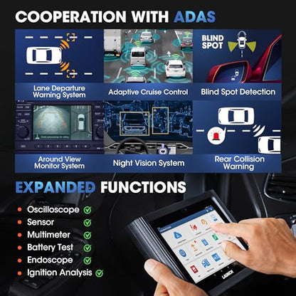 Launch X431 PAD III Scan Tool Global Ver. (Upgraded of X431 V+, X431 PROS) | 50+ Reset,OE-Level Bidirectional scan tool,All System Diagnostic Tool fOR 99% Car, One-Click Free Update，Auto Auth FCA SGW - color: Black