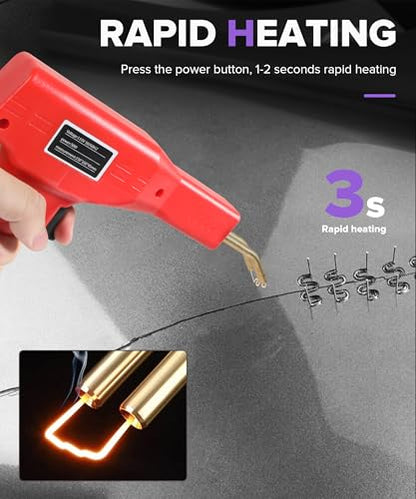 Plastic Welding Kit,Car Accessories Universal Plastic Bumper Crack Repair Welder Gun Kit,Automotive Tool,Used to Repair the Car Bumper Cracks,Dashboard Broken,Interior Parts and Other Issues