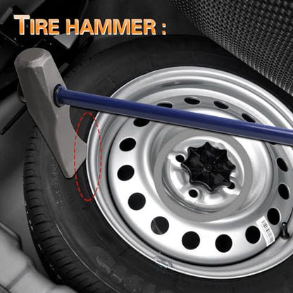 32 In Tire Hammer-Tire Bead Breaker Tool Duck-Billed Hammer tire hammer | '- Tool For Tire Maintenance And Repair，for Home Car Motorcycle ATV UTV Farm Tractor Truck Golf Cart Bus Tire Removal 35429