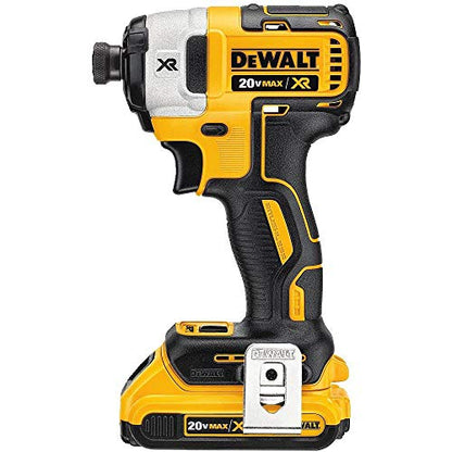 DEWALT 20V MAX* XR Impact Driver Kit, Brushless, 3-Speed, 1/4-Inch, 2.0-Ah (DCF887D2), Pack of 1 - style: NEW - 20V MAX XR Impact Driver Kit