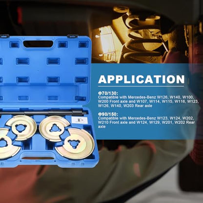 8milelake Suspension Coil Spring Compressor Repair Tools Compatible for Mercedes Benz Cadmium Plated