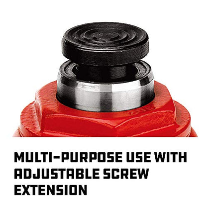 Alltrade 20 Ton Bottle Jack with 9-11/16 inch to 17-5/8 inch lifting range, portable hydraulic car jack with carrying case- Red 647503 - size: 20 Ton