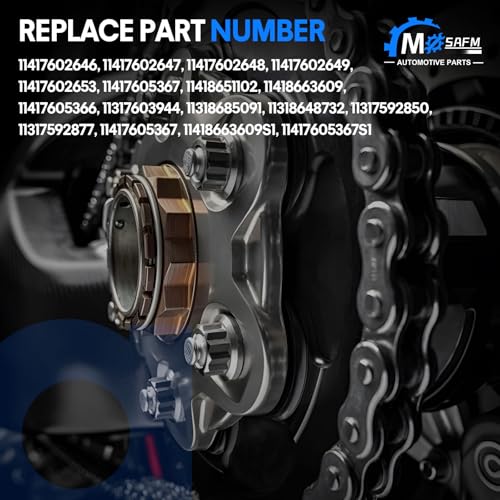 Timing Chain Kit with Oil Pump Drive Chain for 2012-2017 BMW 228i, 320i, 328i, 428i, 528i, X1, X3, X4, X5, Z4, N20 N26 2.0L 3.0L Engines – Replaces 11417602649, 11417602653, 11417605367 - color: BMW 2.0L 3.0L Timing Chain Kit